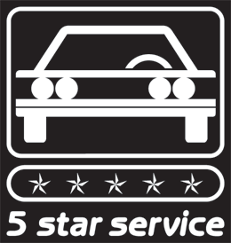 5 star service logo