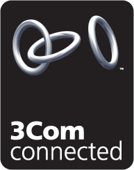 3Com connected logo