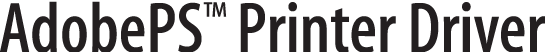 AdobePS Printer Driver logo